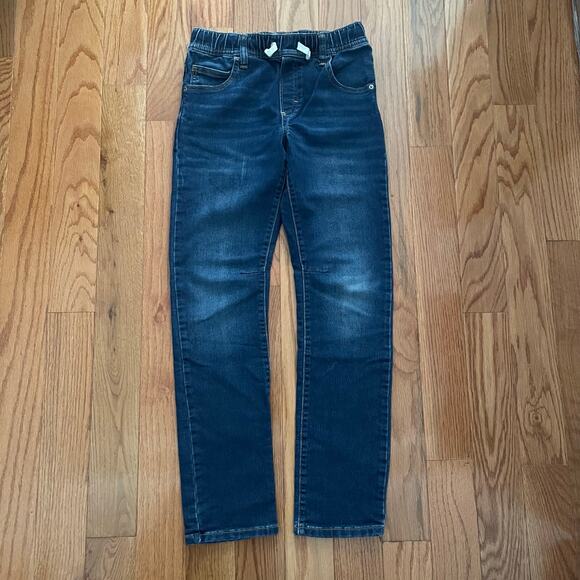 Gap Stretch Slim Pull-On Straight Leg Denim Jeans Boys XL Blue Casual Minimalist - Picture 1 of 8